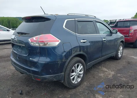 2016 Nissan Rogue Sv из США, поврежденный, VIN KNMAT2MVXGP604119